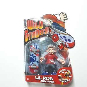 Wild Grinders Lil Rob and Board 2010 by Mattel Rob DYRDEK'S Series 1 NEW